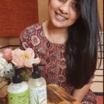 Ammu Abhirami Instagram - Finally @deyga_organics Made me #switchtodeyga Well if you know me, you would know for how long I have been using and Loving Deyga products. Now their Rice water shampoo & Soy milk conditioner is SOOOOO.. Damn GOOD !! My hair feels super soft, shinny & healthier. Simply in love with the gentle fragrance !! Deyga I love you always 😍😍✨ Video/ edit by @sarva_naane ♥️