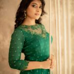 Ammu Abhirami Instagram - ✨One day at a time✨ Outfit @nirali_design_house ♥️ Lens @camerasenthil Mua @makeup_by_kez Hair @banu_hairstylist_sareedrapist Jewellery @challani_jewellery Organized by @rrajeshananda