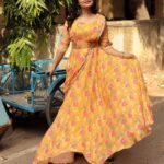 Ammu Abhirami Instagram - Manjal🌻💛🧿 Dream team: 📸 @sat_narain @the.portrait.culture ✨ Muah @kabooki_mua and team✨ Outfit @akira_the_couture__ ✨