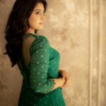 Ammu Abhirami Instagram - ✨Soul full of sunshine✨ Outfit @nirali_design_house Lens @camerasenthil Mua @makeup_by_kez Hair @banu_hairstylist_sareedrapist Jewellery @challani_jewellery Organized by @rrajeshananda