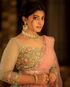 Ammu Abhirami Instagram - 🪔🪔🪔
Outfit @nirali_design_house
Lens @camerasenthil 
Mua @makeup_by_kez
Hairstylist @banu_hairstylist_sareedrapist
Jewellery @challani_jewellery
Shoot organized by @rrajeshananda