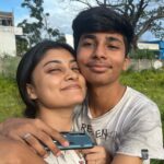 Ammu Abhirami Instagram – Hey♥️ @sarva_naane , my little brother, my big brother, my friend, my companion, my partner in crime, my advisor, my free in-house therapist, my comedian, my comforting shoulders, my 1st child it’s your birthday today♥️🧿… 
  I remember the day when our parents first put you on my lap saying this is your little thambi who is always going to be there with you forever! I was very happy but I was also a little sad and jealous that someone else had come to share the love and snacks I received that was supposed to be all mine…
 Little did i know you’d take my complete heart and love too??? You’d become my everything ! I love you sarva♥️
Enikum nee happya erukanum ,
Sirichite erukanum , epovum kodave erukanum , I’m seriously blessed to have a brother like you 🧿♥️✨….
Happiest birthday sarva♥️🤗
 Ps: I love you and you should always remember that you have been delicately picked from cooperation kuppaithotti near hospital when you were an infant ☺️♥️…
