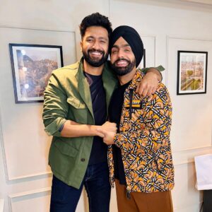 Ammy Virk Instagram - Mera veer @vickykaushal09 ❤️