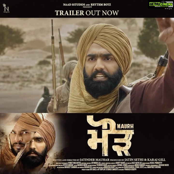 Ammy Virk Instagram - Maurh ❤️ trailer is out now ❤️ @dev_kharoud @karajgill @jatindermauhar ❤️