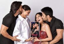 Amrita Rao Instagram - COUPLE OF THINGS - Our BOOK Is OUT NOW ! Who Better than the POWER COUPLE to Unveil the Cover of Our Unique LOVE STORY 👩‍❤️‍💋‍👨🕺💃 Thank youuuuuuu Deepika & Ranveer for being the Amazinggg Wonderful People You BOTH Are ! ❤️❤️ We feel Absolutely grateful 🥰 Grab your book on Amazon… LINK IN BIO … Universe, do the Magic 💫 @deepikapadukone @ranveersingh Photo Credit @amitkhannaphotography Amrita & Anmol Styled by : @mrignain @raamuzic This was Not Possible without YOU ❤️ Publisher @wyzr.in #deepikapadukone #ranveersingh #amritarao #rjanmol #book