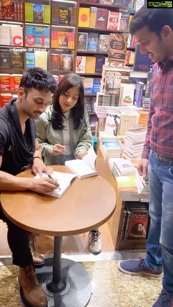 Amrita Rao Instagram - SAPNE SACH HOTE HAIN ❤️ For Years, whenever I used to pass a BookStall, I manifested that “Our Book will be HERE ONE DAY” I used to take Photos/Videos of mine & even post it on Social Media. Its my own way of Pushing Myself. I am not much of a Writer… haven’t even written a letter, But thr was this belief that One Day We Will Publish Our Love Story. & then, here it is- with a Fantastic Support from the Better Half of “Couple Of Things” @amrita_rao_insta The Book is OUT & You Have Made this a BEST SELLER 🤗 ThankYou! We keep reading your reviews & they are filled with LOVE… Specially when You share a Pic with the Book while Reading It ! Kudos to Our Publishers who worked on a War Footing to make sure it released on our Decided Date 👍🏼 happy reading ~ a #bestseller #book #love #reelsinstagram #couple LINK IN BIO