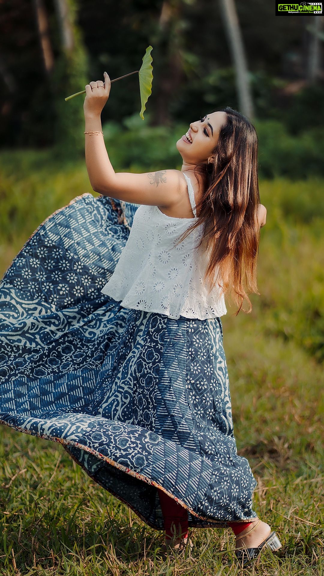 Amrutha Nair Instagram - ♥️🥰 Skirt from @rucira_collections