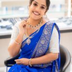 Amrutha Nair Instagram - Time for some uncut diamonds 💎 💍 @kalyanjewellers_official Saree @varnudais Blouse @vybhadesignerstudio Pic @vipinjkumar MUA @blushingtone_by_veenavineeth