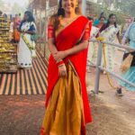Amrutha Nair Instagram - Attukal Costume @ambily__nair mom❤️