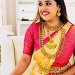 Amrutha Nair Instagram - ♥️ 📸 @vipinjkumar Jewellery @pothysswarnamahal Attire @brand_nithara_ Thiruvananthapuram, Kerala, India