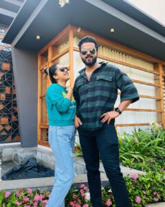 Amrutha Nair Instagram - ♥️🙈 @_aju_thomas_ . . 📸 @__.rev_athi___ Chennai, India