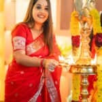 Amrutha Nair Instagram - Inauguration day @nila_make_overs Attire @varnudais Kollam