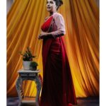 Amrutha Nair Instagram - Red series ♥️ Attire @bybbecca 📸 @jithuthampifm @travancoreads MUA @brides_of_deepthi #amruthanair #amruthanairofficial #instagram #photo #photographylovers Trivandrum, India