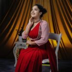 Amrutha Nair Instagram - Simply Red Saree Vibes♥️ Attire @bybbecca 📸 @jithuthampifm @travancoreads MUA @brides_of_deepthi #amruthanair #amruthanairofficial #instagram #instalike #shoot #model #modeling #love #trendingreels Thiruvananthapuram, Kerala, India