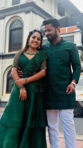 Amrutha Nair Instagram - 💚♥️ @_aju_thomas_