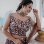 Amrutha Nair Instagram - 🦋 Shot by : @kanojo_stories @vaisakh_mascara Retouch @vipinjkumar Mua : @blushingtone_by_veenavineeth Outfit by @taavisha_by_geethu , @the_rental_jeannie Ornaments by @alameen_fashion_jewels Trivandrum, India