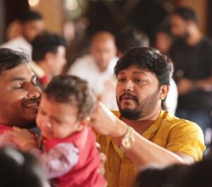 Amulya Instagram - Forever Cherishing ✨
Thank you Shivanna 🙏and Ganesh sir and ma’am for your love & blessings on Atharv & Adhaav ❤️ @nimmashivarajkumar @goldenstar_ganesh @shilpaaganesh