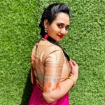 Amulya Instagram – Varmahalakshmi Habbada shubashayagalu 🌻