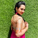 Amulya Instagram - Varmahalakshmi Habbada shubashayagalu 🌻