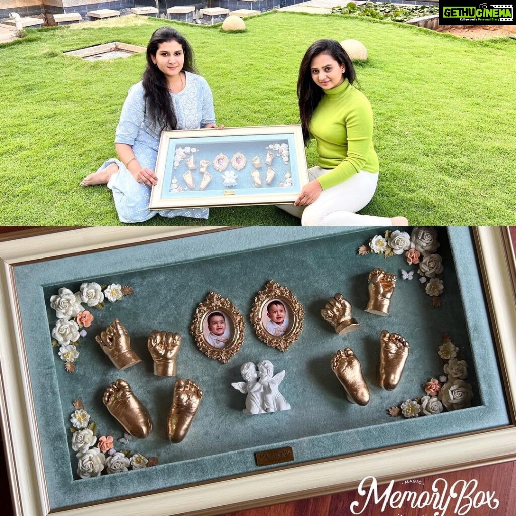 Amulya Instagram - Thank you @___memorybox___ for creating such wonderful memories for @atharv.aadhav .. love struck on these frames .. ❤