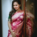 Amulya Instagram - Happy Habba 🌸 Photography - @pkstudiophotography Make up - @makeoverby_divyagowda