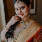 Amulya Instagram - ❤️🫶❤️ Photography : @deepak_vijay_photography Jewellery : @gajraj_jewellers Saree : @mathura_creations Blouse : @sanvis_boutique Make up : @yathishmakeover03