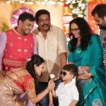 Amulya Instagram – Thanks for gracing the occasion and showering the blessings on Atharv & Aadhav 🤗😍🙏