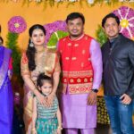 Amulya Instagram - Moments to cherish forever , heartful thanks for gifting these special moments with your presence on Atharv & Aadhav naming celebration @dhruva_sarjaa @premnenapirali @darling_krishnaa @milananagaraj @nishvika_ @i_am_anissh @srujanlokesh @krishna_ajai_rao @imsimhaa @bhuvann_ponnannaa_official @harshikapoonachaofficial 🫶