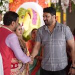 Amulya Instagram - Moments to cherish forever , heartful thanks for gifting these special moments with your presence on Atharv & Aadhav naming celebration @dhruva_sarjaa @premnenapirali @darling_krishnaa @milananagaraj @nishvika_ @i_am_anissh @srujanlokesh @krishna_ajai_rao @imsimhaa @bhuvann_ponnannaa_official @harshikapoonachaofficial 🫶