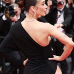 Amy Jackson Instagram - Festival De Cannes premier of ‘Monster.’ Sakura Ando & Soya Kurokawa were an incredible mother and son combo 👏🏼❤️ Wearing @pinkoofficial Styled by @kstewartstylist Assisted by @stylebyco Makeup by @chykapuka Hair by @jmthair1 Skin by @keren_bartov ❤️ always to @emzsherwood @ryma.roy