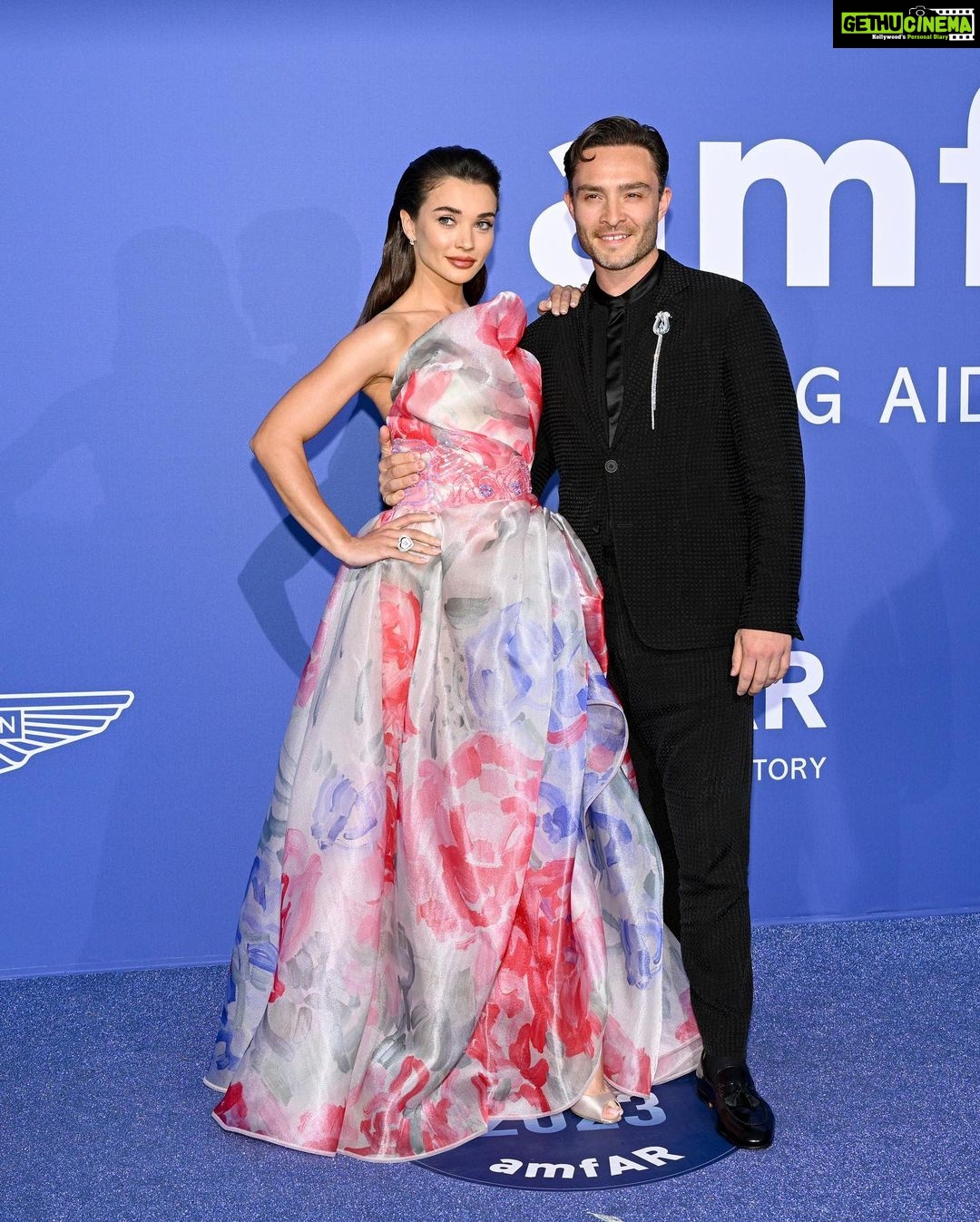 Amy Jackson Instagram - One to remember β¨ The most beautiful evening wearing @giorgioarmani at @amfar Special mention to our incredible @astonmartin family who auctioned off their brand new DB12 raising $1.6 million towards the fight against AIDS - a mega $17 million was raised for the massively important cause. Glam Fam π€ @armanibeauty x @nikki_makeup @virginie.pineda @kstewartstylist Wearing @giorgioarmani & stunning jewels by @fredjewelry π