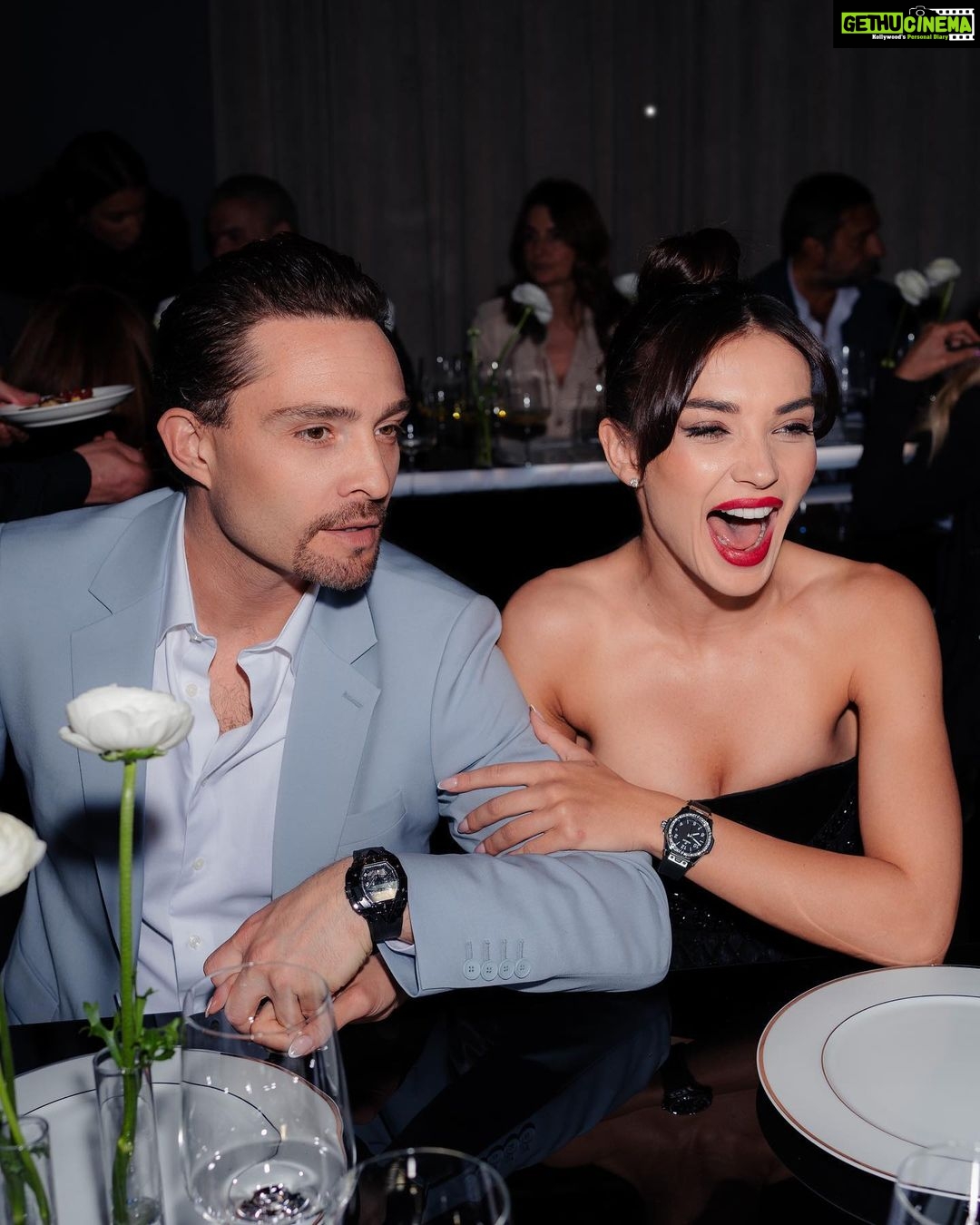 Amy Jackson Instagram - Time for the @SangBleu design - by @hublot. Congratulations @MaximePlesciaBuchi on another masterpiece collection with #Hublot Milan, Italy