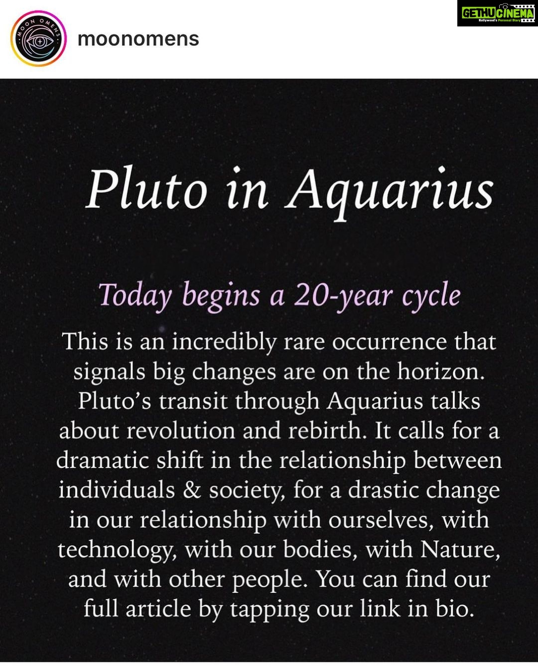 Amy Jackson Instagram - A big cosmic week ✨ #SpringEquinox #PlutoinAquarius