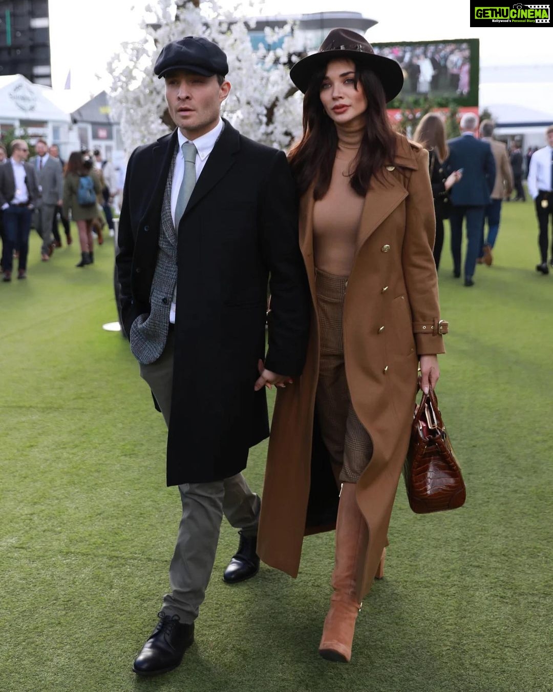 Amy Jackson Instagram - The only way to do Cheltenham - the @hollandcooperclothing way 💯 Thankyou to the Supermama mogul @jadehollandcooper for the best day!