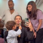 Amy Jackson Instagram - IT’S A WRAP! Thanks to an incredible cast & crew for one of the most memorable shoots to date…having the chance to have my lil man on set with me for the first time was just the best ✨