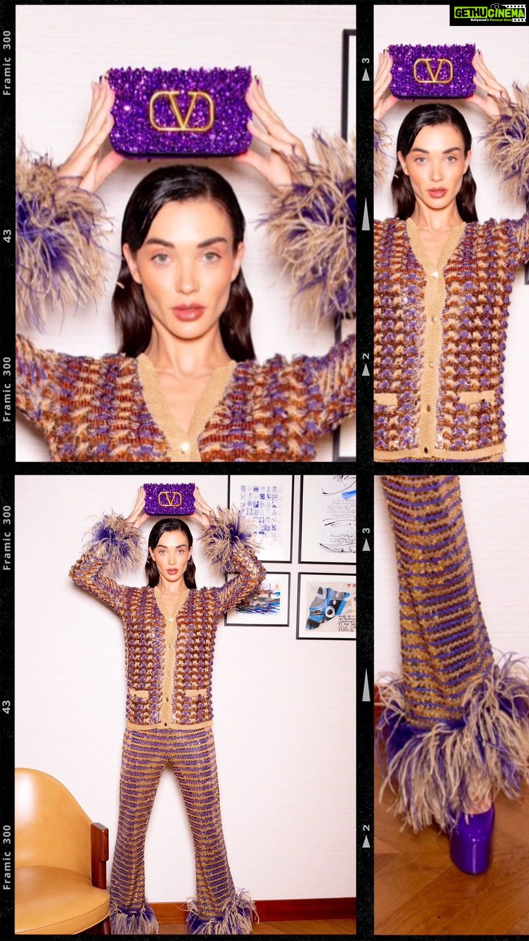 Amy Jackson Instagram - Wearing the new #BornInRoma Intense fragrances from @valentino.beauty