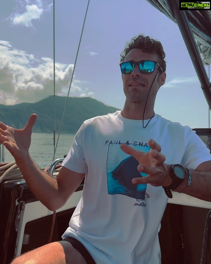Amy Jackson Instagram - Yesterday we celebrated #WorldOceanDay out at sea with @paulandshark . We were able to reconnect with nature, snorkel with marine life and actually take a moment to breathe in fresh air. It made us remember why it’s so important to love and respect our oceans. As human beings we’re all water babies. Whether we go as far back to our evolution or to the nine months before we’re born; swimming around in our Mum’s tummy’s. On top of that we are 60% water and it’s scientifically proven that being close to a water source whether it be natural, manmade or digital instantly has the ability to calm our nervous system - the concept being called ‘Blue Mind.’ So my wish for everyone this #WorldOceanDay is to fall back in love with our waters. When we enjoy and appreciate them, I know we will do a better job at protecting them as well as reaping the health benefits ourselves ________________________ Whilst we were World Ocean Day, I received devastating news about a @seashepherduk mission close to my heart. They reported on another whale slaughter in the Faroe Islands this week. 63 whales, including pregnant females and their foetuses, 6 juveniles and 2 very young calves had their lives taken from them in a cruel and indefensible way. Not only are these barbaric hunts cruel and unnecessary but they also have an extreme knock on effect to our ocean’s biodiversity which then affects us. Please stand with us to persistently put pressure on politicians and decision makers who have the power to end these slaughters. There’s not one article in the press about this since last year. We need to share and repost across our channels to ensure this comes to an end. Find more information on @seashepherduk Again, thankyou @paulandshark and @tigubeach for all of your conservation work and having us be apart of your #FollowTheShark sail. Amy 💙 Portofino Coast, Italy