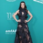 Amy Jackson Instagram - Pre amfAR @astonmartin dinner unveiling the incredible DB12 babyyy ❤️‍🔥 Styled by @kstewartstylist Makeup by @nikki_makeup Hair by @lukepluckrose Hôtel du Cap-Eden-Roc