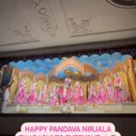 Anagha Bhosale Instagram - Happy Pandava Nirjala Ekadashi to Everyone …this helps one move forward in devotion. The Supreme Lord Krishna allowed Pandav Bhima to eat fruits and flowers on all the Ekadashi except one; he told Bhima to follow the Shukla paksha Ekadashi in the month of Jyeshta, Without eating or drinking anything, he was allowed to eat phalahar, fruit on all other Ekadashi except this one. You’ll get the fruit of all Ekadashi if you follow this one Nirjala Ekadashi ….this Nirjala Ekadashi later becomes Famous as Pandav Nirjala Ekadashi.