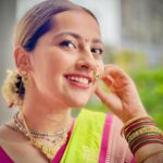 Anagha Bhosale Instagram - After a long time✨ - #marathimulgi Beauty lies in the eye of the beholder 🦚 Hari Hari