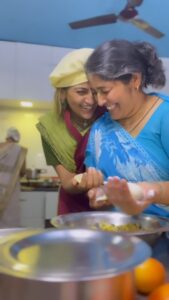 Anagha Bhosale Instagram - Cooking for the lord -
Who says the lord doesn’t eat….the love & our respective Bhava we put while cooking in Radha Rani’s kitchen is appreciated by the lord & he reciprocates accordingly.
Thank you Hari & Radha Rani for 
allowing us to cook for you & serve you🙏🏻🥹
@iskconnashik