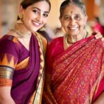 Anagha Bhosale Instagram - Shri Mami💙🙌🏻… Thank you so much for the love u have given us girls through your constant loving & nourishing words, making us special dosa treats & sharing lots of positivity , never seen someone always so enthusiastic & so positive, even when it comes to introducing someone, love you mami… thank you krishna for your mercy & giving us blessings of such a pure Vaishnava🙏🏻🙌🏻🥹Vaishnav blessings can change everything for good 💙🙌🏻 Govardhan Eco Village (GEV) - Sri Radha Vrindavanbihari Temple, Mumbai.