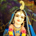 Anagha Bhosale Instagram - Happy Radhashtami, Happy Birthday Radha Rani. thank you so much for giving us the blessing of devotion & service, forever grateful 🥹🦚💙🙏🏻