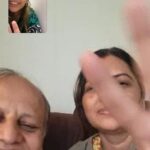Anagha Bhosale Instagram - My support system krishna arranged for on this material planet, truly grateful for my parents 🦚💙 Hari Bol