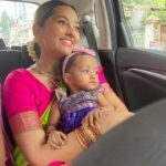 Anagha Bhosale Instagram - Meet madhumangal, Radha , pushti, radheshwari Time spent playing with children is never wasted 💙🦚 Greatest gift from krishna 🦚