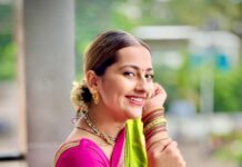 Anagha Bhosale Instagram - After a long time✨ - #marathimulgi Beauty lies in the eye of the beholder 🦚 Hari Hari