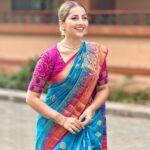 Anagha Bhosale Instagram - Contentment only lives in the heart of those who are grateful- Radhanath swami 🦚🌸 Govardhan Ecovillage