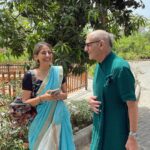 Anagha Bhosale Instagram - Godparents- Thank you krishna for so many blessings, Power of blessings is priceless & divine 🪷 Vaishnav blessings are so powerful, & you don’t meet someone just by coincidence, there is a reason for it, krishna arranges & it’s my fortune to have meet such senior devotees & Srila prabhupada disciple. This changed my vision on so many things & desires..in a very beautiful way, thank you 🙏🏻💙 @srutakirtivishakha The real blessing that the soul is looking for is the blessing of a connection with God’s love, that’s the highest blessing to actually connect with the love of God. The love of God is always everywhere in every situation, if we look for it. In Christian bible it is said, seek and you shall find and Krishna say in Bhagavad Gita that, as you approach me I will reveal myself accordingly? In the wonderful, beautiful things that come in your life if you are looking for the love of God in that and you are looking for the opportunity to grow you will find it. Divine blessing is that which connects us with the love of God and that’s always there. Govardhan Eco Village (GEV) - Sri Radha Vrindavanbihari Temple, Mumbai.
