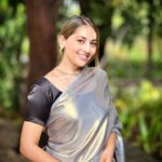 Anagha Bhosale Instagram - Destiny May determine our facial complexion, but we determine our facial expression🌸🦚 Therefore try being compassionate, patient, tolerant, calm, at peace…it’s difficult but not impossible 🦚💙 To achieve Krishna Prem 🙌🏻🦚 Govardhan Eco Village (GEV) - Sri Radha Vrindavanbihari Temple, Mumbai.