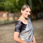 Anagha Bhosale Instagram - Destiny May determine our facial complexion, but we determine our facial expression🌸🦚 Therefore try being compassionate, patient, tolerant, calm, at peace…it’s difficult but not impossible 🦚💙 To achieve Krishna Prem 🙌🏻🦚 Govardhan Eco Village (GEV) - Sri Radha Vrindavanbihari Temple, Mumbai.